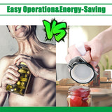 Premium Jar Lid Bottle Opener Adjustable Twist Off Can Opener Stainless Steel Grip Tool