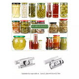 Premium Jar Lid Bottle Opener Adjustable Twist Off Can Opener Stainless Steel Grip Tool