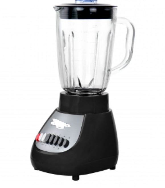 10 Speed 350 Watt Glass Jar Blender in Black