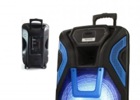 Sound 15 Inch Rechargeable Bluetooth Portable Party PA Speaker System With SD/FM/USB Inputs