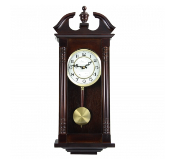Clock Collection 27.5 Inch Cherry Oak Wall Clock