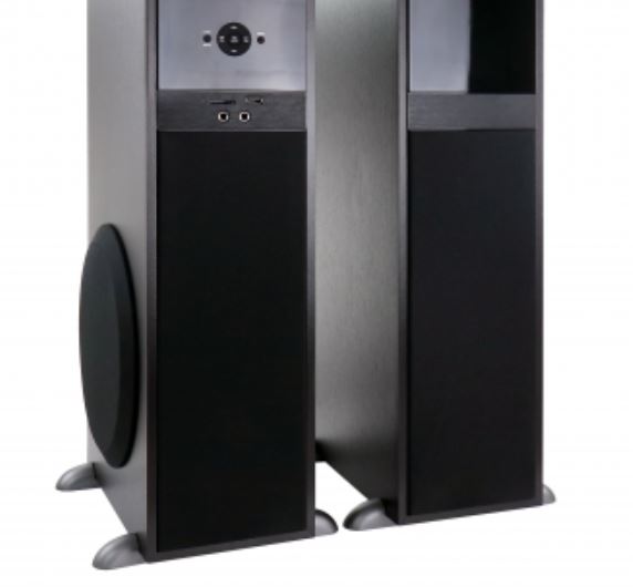 Sound 2.1 Channel 80 Watt  Bluetooth Tower Speakers with Remote and Microphone