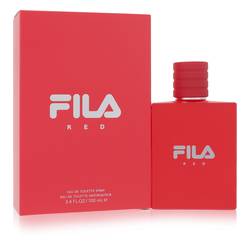 Fila Red Eau De Toilette Spray By Fila   3.4 oz Eau De Toilette Spray