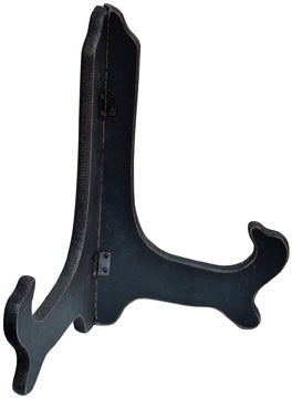 Black Wood Plate Stand, 9