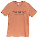 Find Joy In The Little Things Butterfly T-Shirt - Heather Sunset - Medium