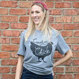 Country Chick T-Shirt, Heather Graphite, Small