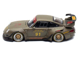 RWB 993 #91 Matt Green with Graphics 1/64 Diecast Model Car