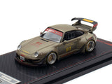 RWB 993 #91 Matt Green with Graphics 1/64 Diecast Model Car