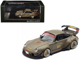 RWB 993 #91 Matt Green with Graphics 1/64 Diecast Model Car