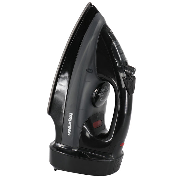 Impress 1200 Watt Cord Winder Garment Iron in Black