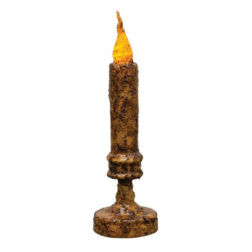 Burnt Mustard Candlestick - 8