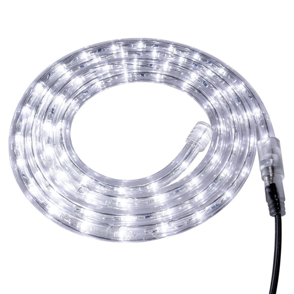 Cool White LED Rope Light - 120 Volt - Custom Cut