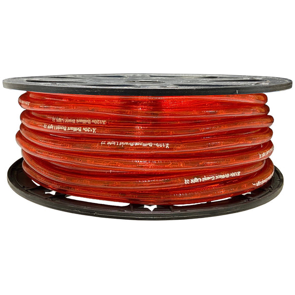 Red Pro Series LED Rope Light with Colored Tubing - 120 Volt - 148 Feet