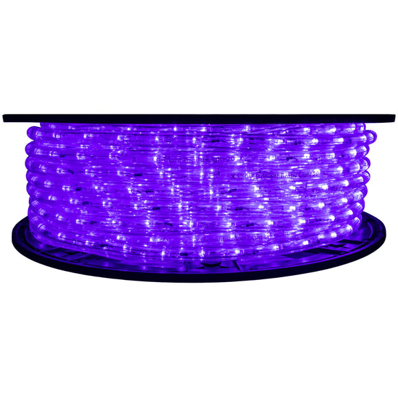 Purple LED Rope Light - 120 Volt - 148 Feet