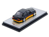 Pandem Rocket Bunny 190E Black with Red and Yellow Stripes "Diecast Con Madrid 2026 Event Edition" 1/64 Diecast Model