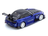 Honda S2000 RHD "J's Racing" Blue Metallic with Carbon Hood and Top 1/64 Diecast Model