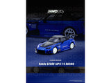 Honda S2000 RHD "J's Racing" Blue Metallic with Carbon Hood and Top 1/64 Diecast Model