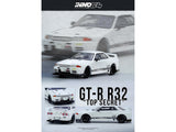 Nissan Skyline "Top Secret" (VR32) GT-R RHD (Right Hand Drive) White 1/64 Diecast Model