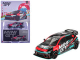 Hyundai Ioniq 5N RS-01T "Mini GT" Black with Graphics "2025 Tokyo Auto Salon" Limited Edition 1/64 Diecast Model