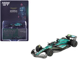 Aston Martin AMR24 #18 Lance Stroll Formula One F1 "Canadian GP" (2024) Limited Edition 1/64 Diecast Model