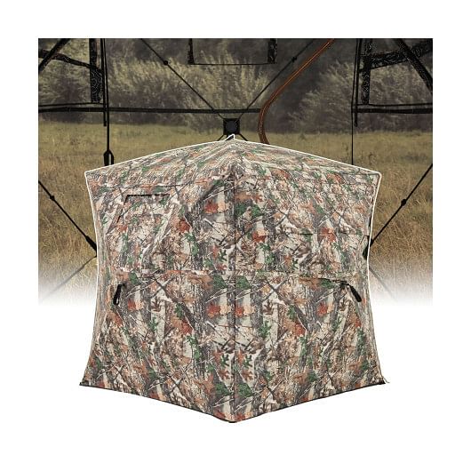 360° One Way See Through Hunting Blind Ground Blind with Portable Carrying Bag