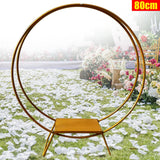 80cm Wedding Cake Stand Arch Flower Rack Iron Party Cake Display Holder Gold