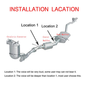 2.5" 3" Electric Exhaust Cutout Kit Y pipe Exhaust Control Valve With Dual Valve System Switch Remote Control Kit