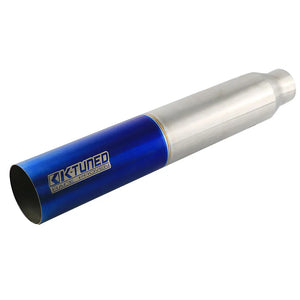 High Quality Car Exhaust Muffler Tip Interface 63mm Outlet 89mm 102mm Straight Exhaust system Auto Tail Pipe Black Blue