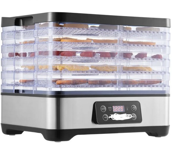 Food Dehydrator Machine, 5-Tray Fruit Dehydrator, 300W Electric Food Dryer w/ Digital Adjustable Timer & Temperature for Jerky, Herb, Meat, Beef, Fruit, Dog Treats and Vegetables, ETL Listed