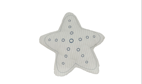 White Star-Shaped Pillow- Pack Of 2