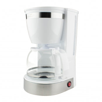 10 Cup 800 Watt Coffee Maker in White