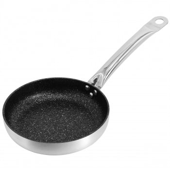 11 Inch Professional Series Tava and Frypan in Brushed Silver