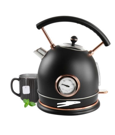 1.9 Quart Half Circle Electric Tea Kettle in Matte Black
