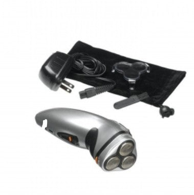 Three Head Rotary Rechargeable Shaver in Gray