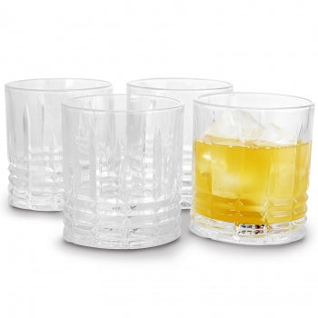 4 Piece 11 oz. Double Old Fashioned Glass Set