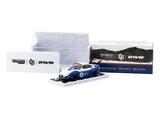 RWB 993 #2 "Liberty Walk" White and Blue Metallic with Container Packaging "Hobby64" Series 1/64 Diecast Model Car