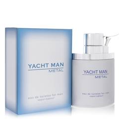 Yacht Man Metal Eau De Toilette Spray By Myrurgia   3.4 oz Eau De Toilette Spray