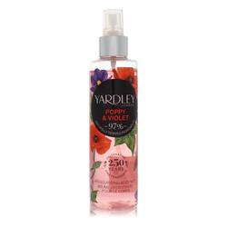 Yardley Poppy & Violet Body Mist By Yardley London   6.8 oz Body Mist