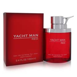 Yacht Man Red Eau De Toilette Spray By Myrurgia   3.4 oz Eau De Toilette Spray