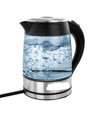 1.8Lt. Glass and Stainless Steel Electric Tea Kettle