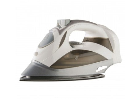 Steam Iron With Retractable Cord - White