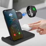 3 in1 Wireless Foldable Charging Station for Mobile Phones