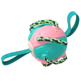Assorted Dog Soccer Ball Interactive Pet Toys Foldable Ball Molar Toy Outdoor Training Ball for Puppy Dog Chew Dog Accessories