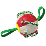 Assorted Dog Soccer Ball Interactive Pet Toys Foldable Ball Molar Toy Outdoor Training Ball for Puppy Dog Chew Dog Accessories
