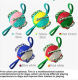 Assorted Dog Soccer Ball Interactive Pet Toys Foldable Ball Molar Toy Outdoor Training Ball for Puppy Dog Chew Dog Accessories