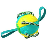 Assorted Dog Soccer Ball Interactive Pet Toys Foldable Ball Molar Toy Outdoor Training Ball for Puppy Dog Chew Dog Accessories