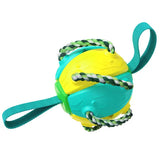 Assorted Dog Soccer Ball Interactive Pet Toys Foldable Ball Molar Toy Outdoor Training Ball for Puppy Dog Chew Dog Accessories