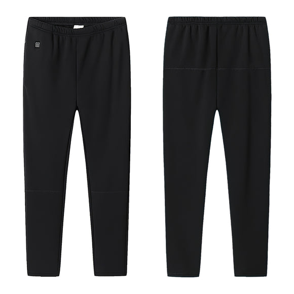 Winter Heated Pants for Men Women with 12 Heating Zones 5V USB Powered Heating Trouser with 3 Heating Levels Machine Washable for Outdoor Winter Activ