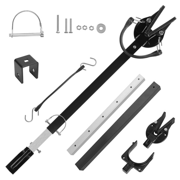 28-40In Adjustable Boat Transom Saver Transom Protector for Outboard Motor Shock Absorbing Boat Motor Support for Securing Engines Rollers Trailer Mou