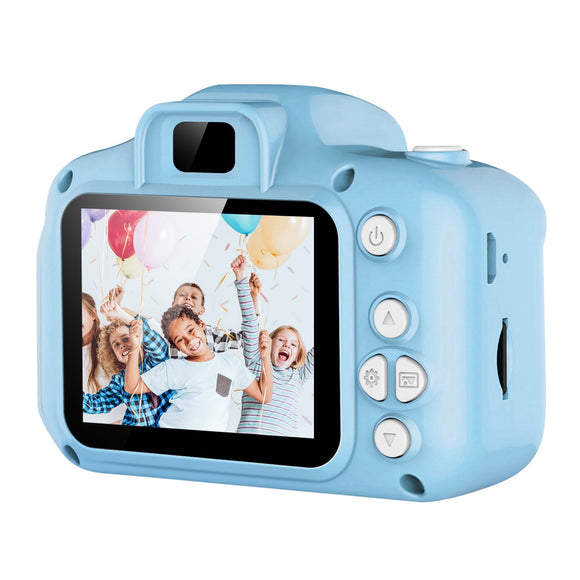 iMounTEK Kids Digital Camera w/ 2.0” Screen 12MP 1080P FHD Video Camera 4X Digital Zoom Games 32GB Card Supported Shockproof Child Camcorder for 3-10